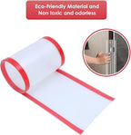 Angloria Baby Proofing Door Pinch Guard, Hinge Cover, Protector for Kids Finger Safety, Heavy Duty Jam Shield, Translucent
