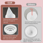 6pcs Silicone Diaphragm Only Compatible with Momcozy M5 Wearable Breastpump, Mom Cozy M5 Breastfeeding Essential Accessories, for Momcozy Breast Pump Replacement Parts