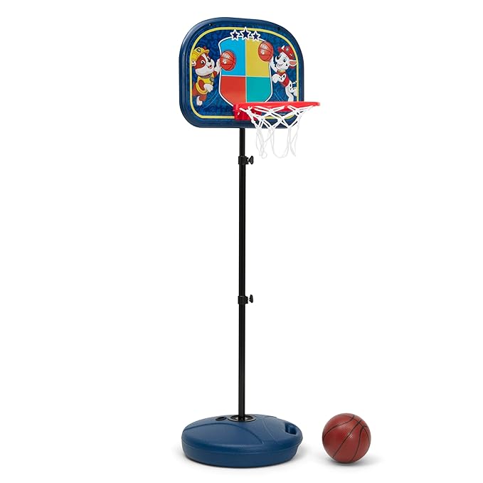Delta Children PAW Patrol Basketball Hoop Set for Kids, Blue