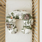 Nursing Pillow Covers 2 Pack, Breastfeeding Pillow Slipcovers Soft and Stretchy, Nursing Covers for Baby Girls Boys Newborn