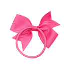 Baby Hair Ties with Bows,50pcs 2inch Baby Hair Bows Durable Rubber Bands Ponytail Holders Toddler Essential Hair Accessories for Infants Baby Girls in Pairs