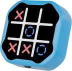 3 in 1 Electronic Tic Tac Toe Game, Handheld Digital Tic Tac Toe Bolt Game with Silent Mode, Portable Learing Toy Gift for Kids & Adults, Blue (One Pack)