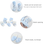 Newborn Baby Boy Girl Caps Mittens Socks Set Cotton Baby Essentials Accessories (Hats+Gloves+Socks)