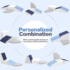 Sumbababy Climbing Foam Blocks for Toddlers: PU Leather Foam Blocks for Kids Active Play - Toddler Climbing Toys Indoor - Durable Playground Gym Preschool Toddler Toys for Boys and Girls