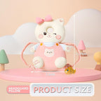 Baby Walker Head Protector Backpack Wear,Toddler Adjustable Baby Head Protection Backpack for Safety Baby Learning Walking Crawling (Cats)