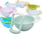 Baby Food Masher Bowl Toddler Grinding With Handle Set Mill Vegetable Puree Infant Puree Maker