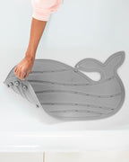 Skip Hop Non-Slip Baby Bath Mat, Moby, Grey