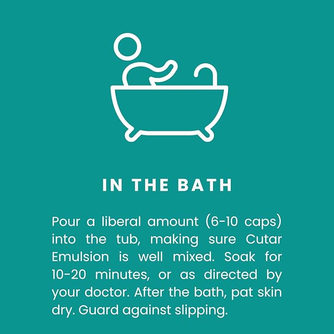 Cutar Emulsion Cream - Coal Tar Lotion for Relief from Eczema, Psoriasis, and Dermatitis - Helps Soothe Itchy Flaky Skin, Redness, Dryness, and Inflammation