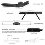 Baby Hip Seat Carrier Baby Waist Stool for Child Infant Toddler with Adjustable Strap Buckle Pocket Soft Inner Huge Storage (Pink)