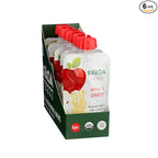 Kekoa Foods Apple & Ginger Baby Food Purée | 100% USDA Certified-Organic, No Sugar Added | Organic, Non-GMO, Gluten-Free, Vegan | Mild Ginger for Flavor Development | 3.5 oz Squeeze Pouch