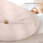Baby Lounger for Newborn: Portable & Lightweight Pillow for Tummy Time Playtime & Diaper Changes - Skin-Friendly & Breathable for 0-12 Month Supervised Use