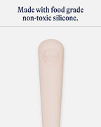 Lalo PAW Patrol Utensils - Toddler Fork and Spoon Set - Stainless Steel and Silicone Ergonomic Toddler Utensils - Children Safe Flatware Set - 2 Pieces - Skye