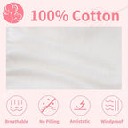 Newborn Baby Mittens Infant No Scratch Gloves Cotton Mitts for Baby Girls Boys