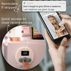 Smart Pump Tracker - Pump Cub: On-The-Spot One-Press Baby Care Logger, Reminders, Notifications, Routines, Multiple Caregivers, Pediatrician & Expert Support