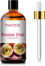 PHATOIL 3.38FL.OZ Passion Fruit Fragrance Oils for Aromatherapy, Essential Oils for Diffusers for Home, Perfect for Diffuser, Yoga, Skin Care, DIY Candle and Soap Making - 100ml