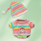 15CM Collectible Doll Clothes.17cm Mini Doll Clothing Set.Exquisite Handmade.Suitable for Small Collectible Dolls. (Dresses/Casual Wear/Holiday Outfits) (Doll Suitable for Sitting Posture)(Style A)