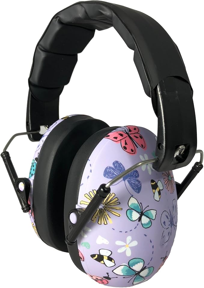 BANZ Kidz Earmuffs 2 Years & Older - Loud Noise Cancelling Kids Headphones & Toddler Ear Muffs, Size Adjustable