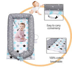 Lounger for Newborn, Newborn Lounger for 0-24 Months, Breathable & Portable Infant Nest - Soft Infant Floor Seat Cover for Travel (Triangle)