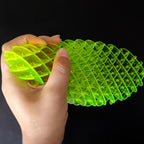 2P Fidget Big Worm Toy｜Sensory Slug Fidget Toy｜ Fidget Toy for Kids&Adults｜ Quiet EDC Resistance Fidget Toy ｜Funny Pocket Fidget Toy｜Sensory Stress Anxiety Relief Toys (Medium)