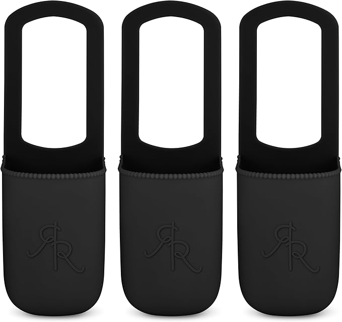 Ryan & Rose Cutie Holder Universal Stroller Cup Holder (Black (3 Pack))
