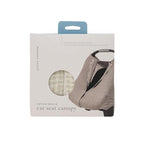 Little Unicorn Breathable Car Seat Canopy | Magnetic Closure Cover & Universal Fit | Protection & Privacy for Baby (Tan Gingham)