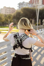 Beco Gemini Baby Carrier Newborn to Toddler - Front, Back and Hip Seat Carrier, Baby Carrier Backpack & Baby Front Carrier with Adjustable Seat, Ergonomic Baby Holder Carrier 7-35lbs (Jade Leopard)