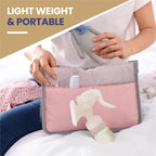 Manual Breast Pump – BPA Free - Portable & Silent Milk Extractor, Easy to Clean, Comfort Flange, Breastfeeding Essentials, Gift Set