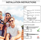 Custom Clocks for Walls Personalized Clocks with Photo Text Logo Customize Gifts for Kitchen Bathroom Home Creative