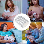 Cozy Cradle Pillow, Cozy Cradle Arm Pillow, Baby Nursing Pillow Head Support Pillow for Breastfeeding Bottle Feeding (Light Grey Crown)