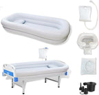 Medical Inflatable Bathtub,Inflatable Bed Bath,Medical PVC Bedside Shower Bathtub Kit,Bed Baths for The Disabled,Suitable for Disabled People, Elderly Pregnant Women, Etc