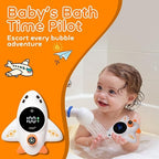TKY Baby Bath Thermometer with Floating Toys - Digital Water & Room Temperature Monitor, Rechargeable Thermometer with Alerts for Newborn Bath Essentials, Infant Safety(TKYCD008)