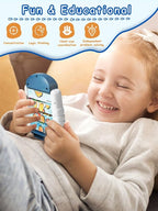 16-Piece Rotating Puzzles for Kids 4-6, Toddlers Puzzles 2-4, Road Trip, Airplane Activities Game, Travel Toys - Brain Teaser, Fine Motor Skills - Birthday Gifts Boys & Girls - Marine Life