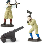 Safari Ltd. Jamestown Settlers TOOB - 10 Figurines: Sailor, Gardener, Blacksmith, Settlers, John Smith, Chicken, Pig, Cannon - Educational Toy Figures For Boys, Girls & Kids Ages 3+