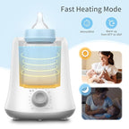 Baby Bottle Warmer, Bottle Warmer, Baby Defrost Warmer&Rapid Food Heater for Breastmilk and Formula, Precise Temperature Control, Fit All Baby Bottles