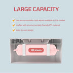 Baby Wipe Warmer, Portable USB Powered Baby Wet Wipes Dispenser Holder with Temperature Control, Paper Towel Heater for Home, Car, Travel (Roseate)