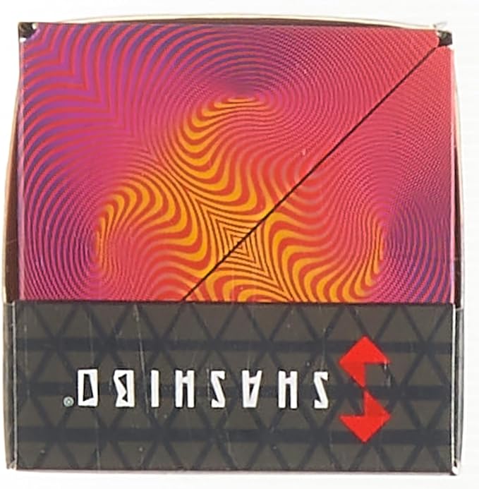 Shashibo Shape Shifting Box - Award-Winning Fidget Toy w/ 36 Rare Earth Magnets - Fidget Cube Transforms Into Over 70 Shapes, Sensory Toy Gift for Kids, Teens, and Adults (Optical Ilusion)