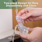 Haakaa Silicone Baby Nasal Aspirator | Nose Bulb Syringe | Easy-Squeezy Baby Nose Cleaner, 0m+ Newborn Infant &Toddler - BPA Free Silicone-2 Tips