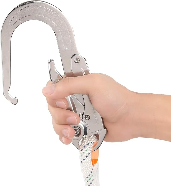 Fall Protection Safety Harness OSHA/ANSI Compliant,internal Shock Absorbing landyard&Hook