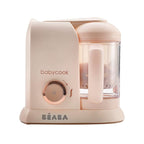 BEABA Babycook Solo 4 in 1 Baby Food Maker, Puree Steamer and Blender for Purees, Grinder with Auto Steam Cooking, Lrg Capacity 4.5 Cups 27 Servings in 20 Mins, Rose Gold