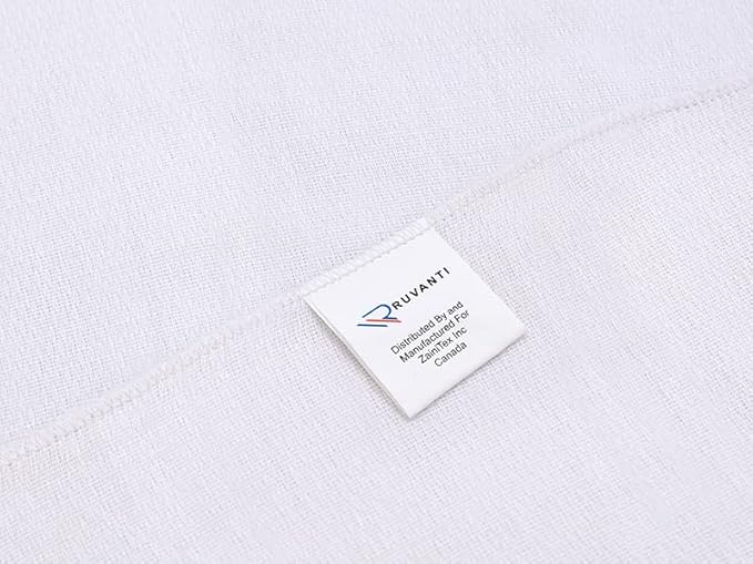 RUVANTI 10 Pack Birdseye Flat-Fold Cloth Diapers for Babies, 100% Cotton Extra Large Reusable Diapers, Baby Burp Cloths