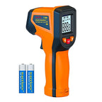 Upgrade 2023 Laser Infrared Thermometer Non-Contact Digital Temperature Gun, -58℉～1112℉(-50℃～600℃) IR Thermometer for Industrial, Kitchen Cooking, Automotive, HVAC (Not for Human Body Temp)