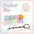 Byhoo Keyboard Fidget, 3 Types of Touch Fidget Keyboard, 3 Speed Colored Lights Keyboard Fidget Toy, Linear Keyboard Fidget Clicker, Keyboard Clicker Fidget to Relieve Stress