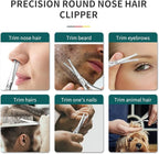 DEOU Nose Hair Trimmer - Paris Tower - Inspired Design with Tail Handle - Premium Stainless Steel - All - in - One Grooming & Multipurpose Shears - Safe, Hygienic & Portable