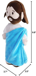 Jesus Plush Doll Guardian Mary Stuffed Baptism plushie Savior Toy for Church Sunday School Religious Easter
