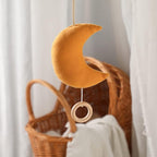 Baby Travel Toy with Music Box - Brahm's Lullaby Pull Musical Toy, Baby Mobile Crib Bed Bell Toy for Carriers and Cribs