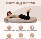 Pregnancy Blow Up Pillow, Belly Mattress for Pregnant Women with Electric Pump, Full Body Maternity Airbed with Hole for Stomach Sleeping, Back Pain & SPD Relief, Gray
