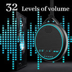 White Noise Sound Machine with 25 Soothing Natural Sounds Rechargeable Battery Portable for Travel 32 Volume Levels 5 Timers Compact Size for Baby Kids Adults Sleeping (Black-Upgrade)