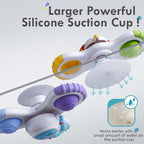 ALASOU 3PCS Pop Suction Cup Spinner Toys for 1 Year Old Boy Girl|Novelty Spinning Tops Toddler Toys Age 1-2|Sensory Baby Bath Toy for Toddlers 1-3|12 18 Months Boy Birthday Gift for Infant