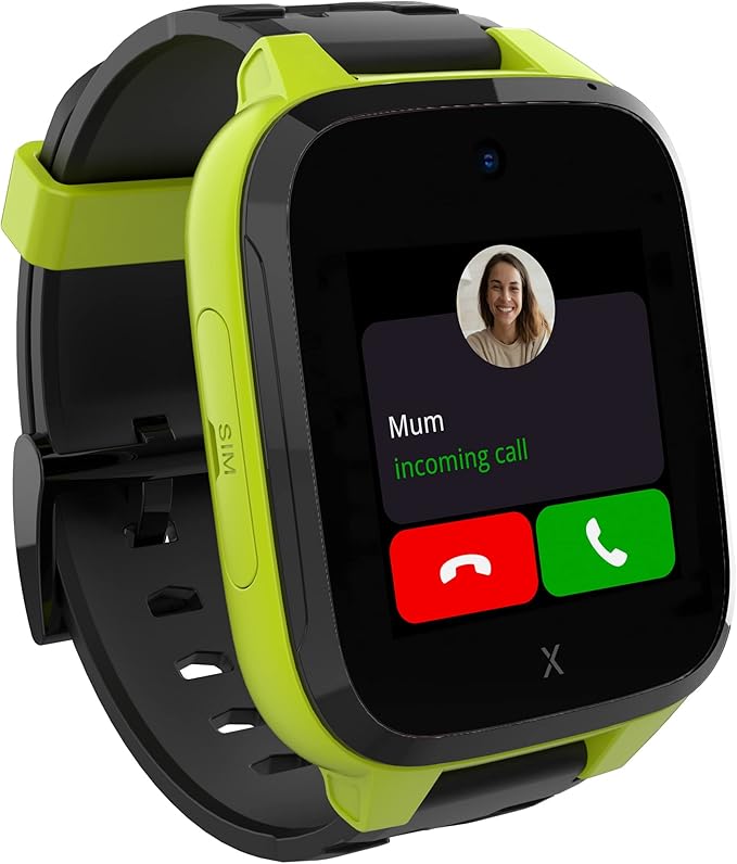 XPLORA XGO 3 - Watch Phone for Children (4G) - Calls, Messages, Kids School Mode, SOS Function, GPS Location, Camera and Pedometer – (Subscription Required) (Green)
