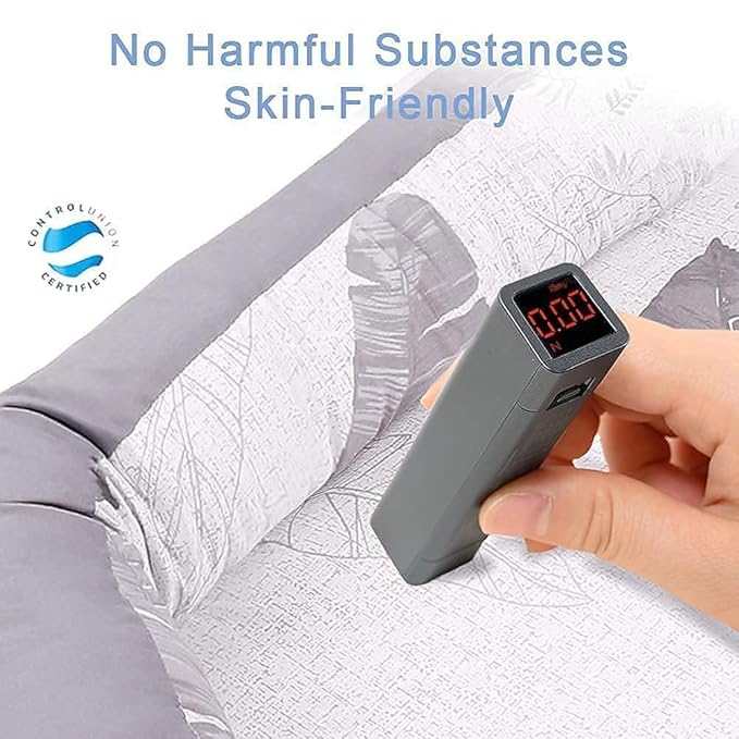 Lounger for Newborn, Newborn Lounger for 0-24 Months, Breathable & Portable Infant Nest - Soft Infant Floor Seat Cover for Travel (Leaves)